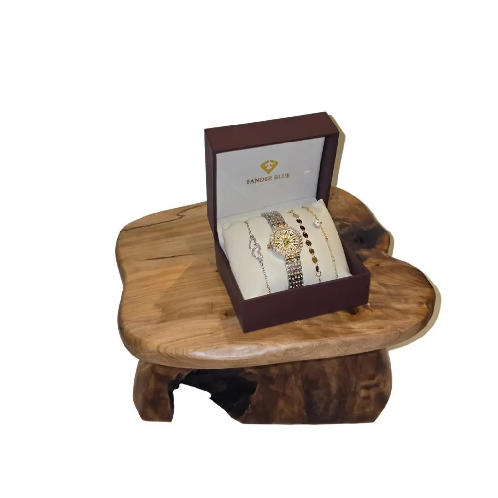 Women's Watch with Gold Bracelet